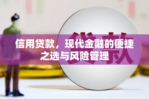 清城信用贷款，现代金融的便捷之选与风险管理