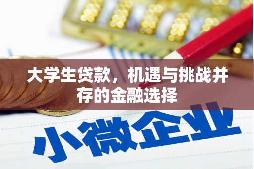 清城大学生贷款，机遇与挑战并存的金融选择