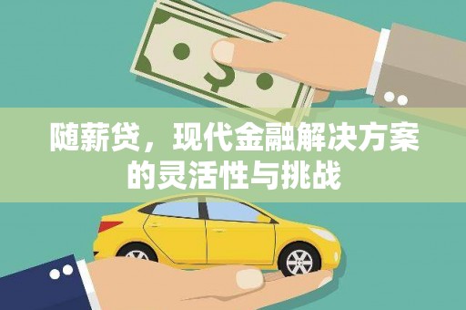 清城随薪贷，现代金融解决方案的灵活性与挑战
