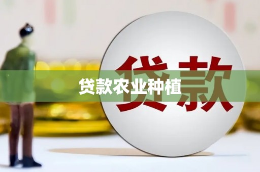 清城贷款农业种植