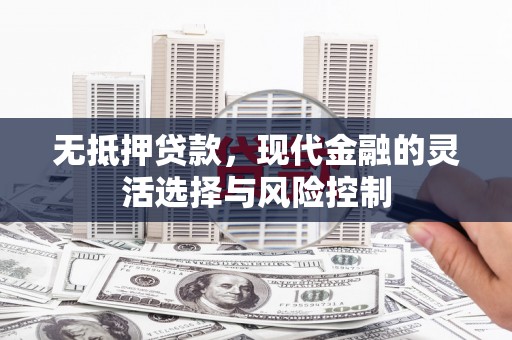 清城无抵押贷款，现代金融的灵活选择与风险控制