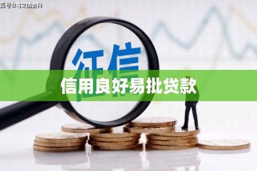 清城信用良好易批贷款
