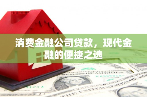 清城消费金融公司贷款，现代金融的便捷之选