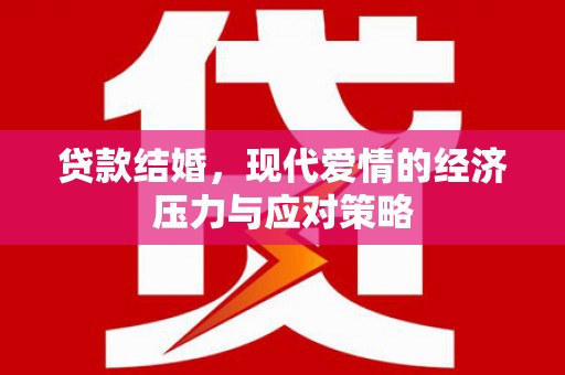 清城贷款结婚，现代爱情的经济压力与应对策略
