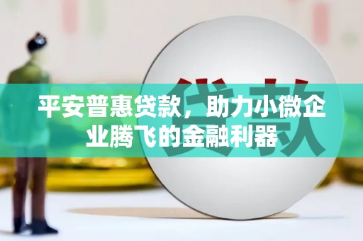 清城平安普惠贷款，助力小微企业腾飞的金融利器