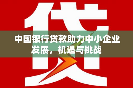 清城中国银行贷款助力中小企业发展，机遇与挑战