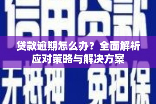 清城贷款逾期怎么办？全面解析应对策略与解决方案