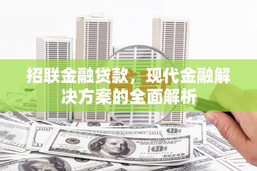清城招联金融贷款，现代金融解决方案的全面解析