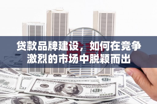 清城贷款品牌建设，如何在竞争激烈的市场中脱颖而出