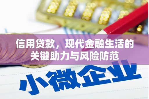 清城信用贷款，现代金融生活的关键助力与风险防范
