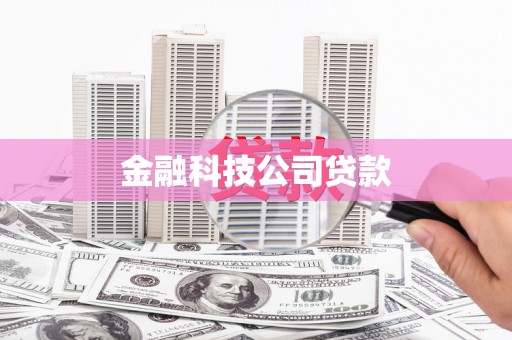 清城金融科技公司贷款