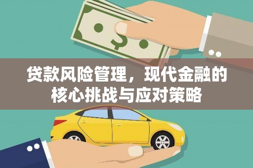 清城贷款风险管理，现代金融的核心挑战与应对策略