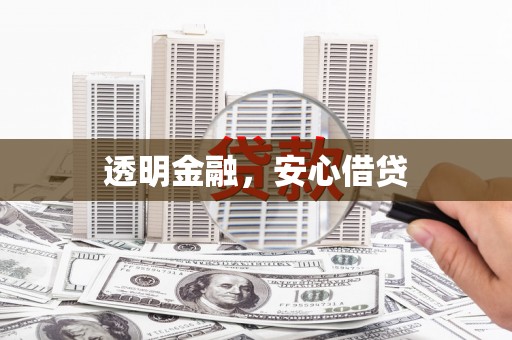 清城透明金融，安心借贷