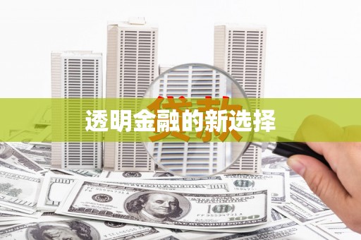 清城透明金融的新选择