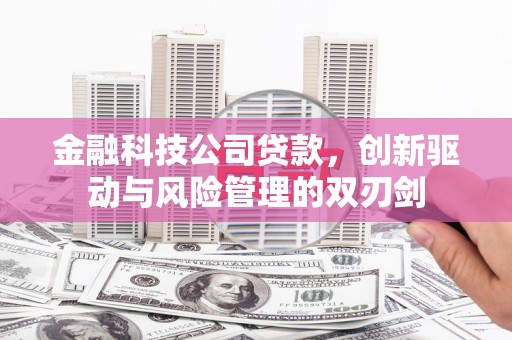 清城金融科技公司贷款，创新驱动与风险管理的双刃剑