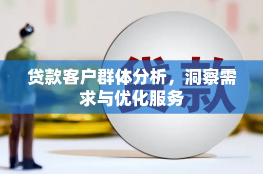 清城贷款客户群体分析，洞察需求与优化服务
